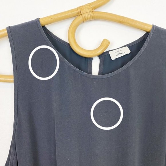 Aritzia | Wilfred | Rive Silk Romper Dark Grey Size M - Picture 11 of 12